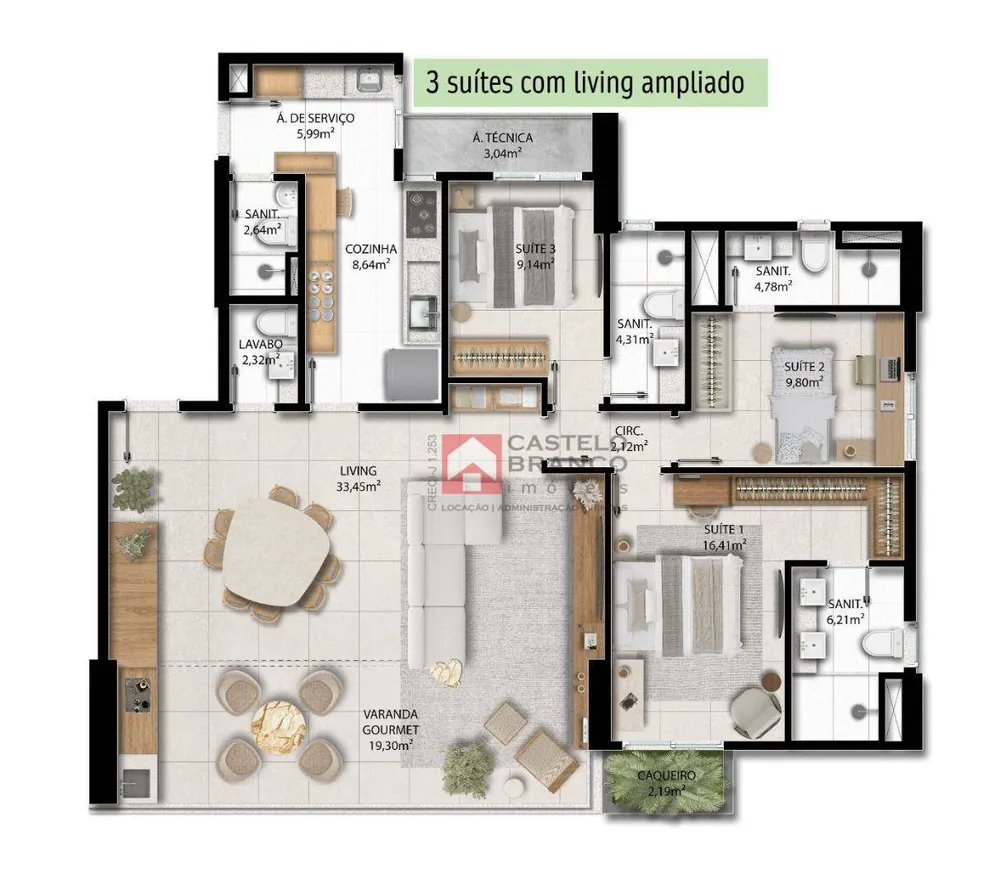 Apartamento, 4 quartos, 130 m² - Foto 16