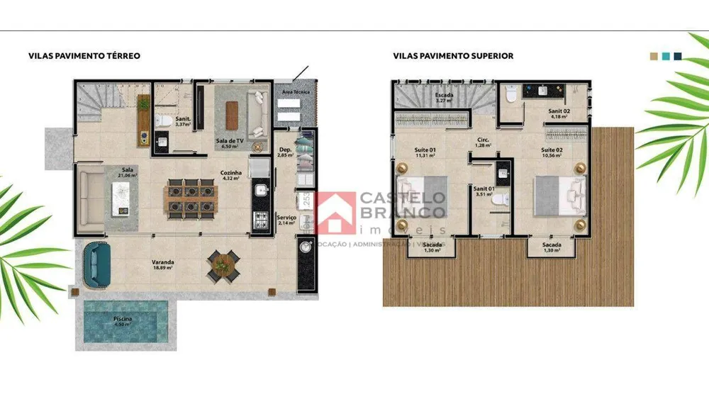 Casa de Condomínio, 3 quartos - Foto 12