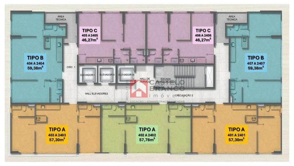 Apartamento, 2 quartos, 46 m² - Foto 9