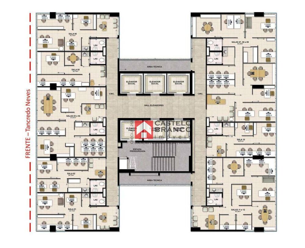Conjunto Comercial-Sala à venda, 28m² - Foto 8
