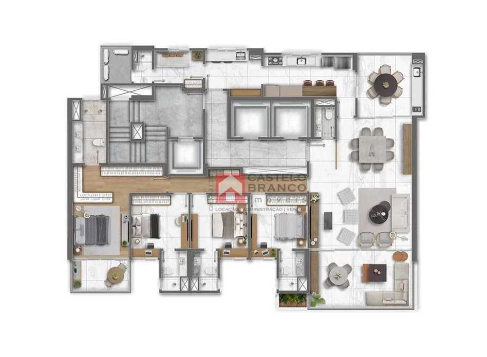 Apartamento, 4 quartos, 210 m² - Foto 5