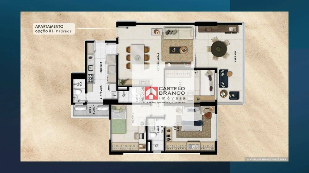 Apartamento, 3 quartos, 104 m² - Foto 6