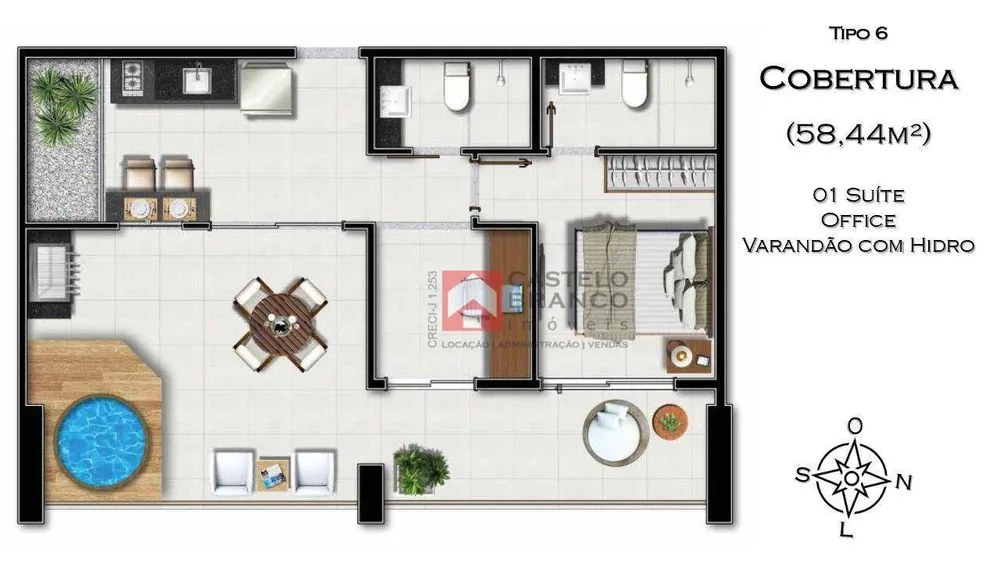 Apartamento, 1 quarto, 29 m² - Foto 17