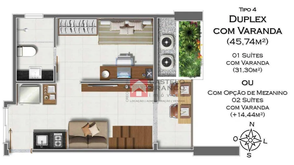 Apartamento, 1 quarto, 29 m² - Foto 14