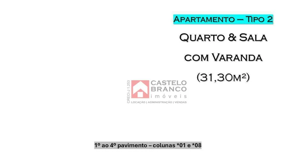 Apartamento, 1 quarto, 29 m² - Foto 8