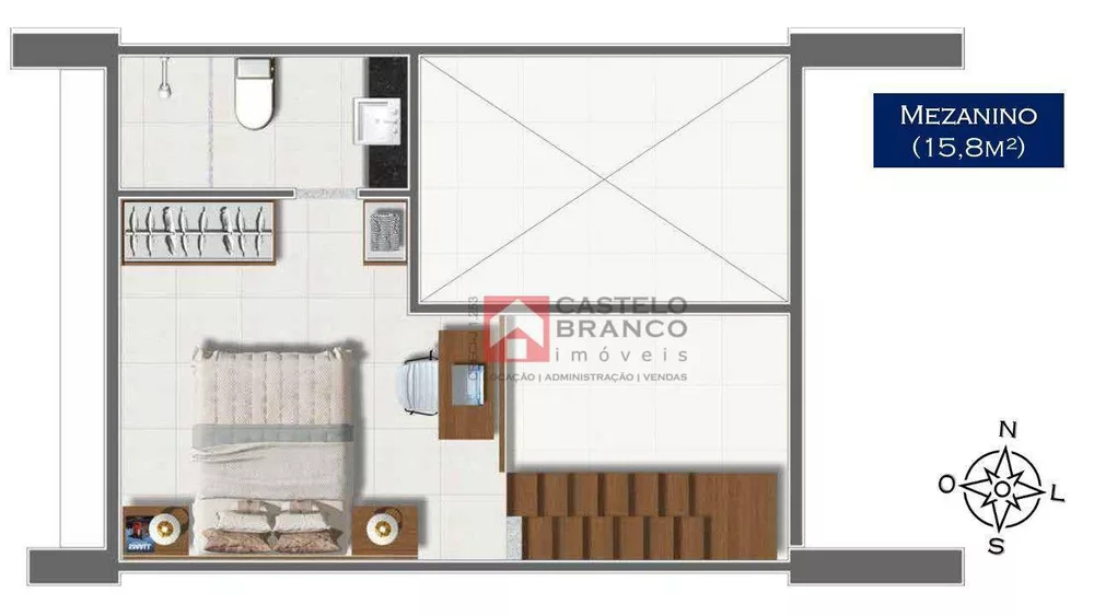 Apartamento, 1 quarto, 29 m² - Foto 5