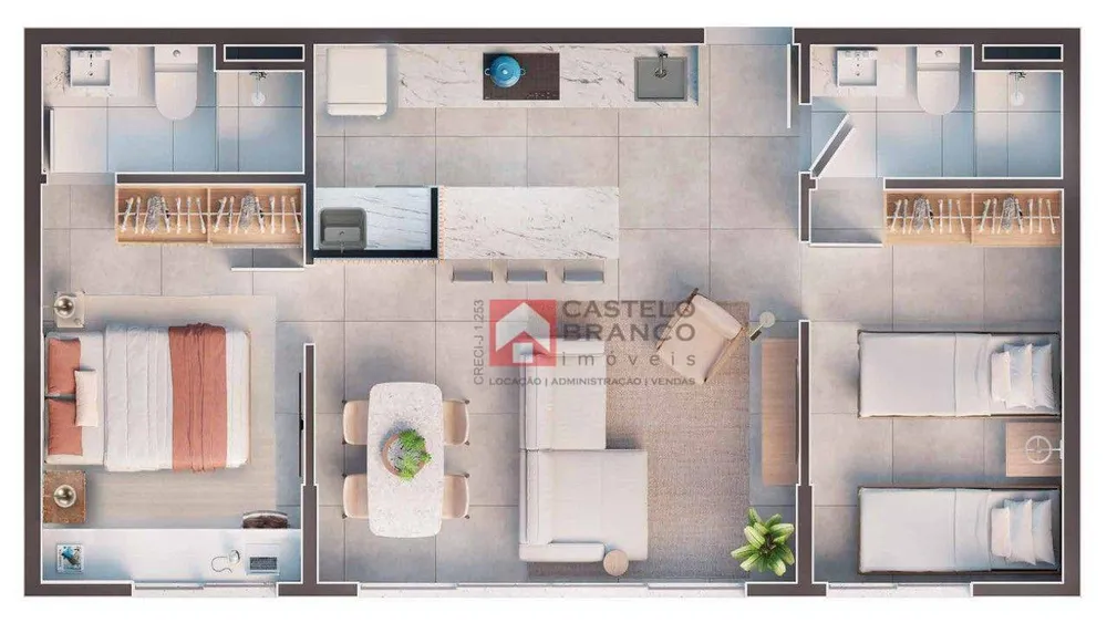 Apartamento, 2 quartos, 57 m² - Foto 5