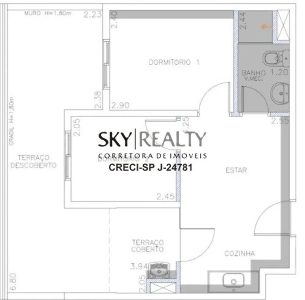 Apartamento, 2 quartos, 47 m² - Foto 1