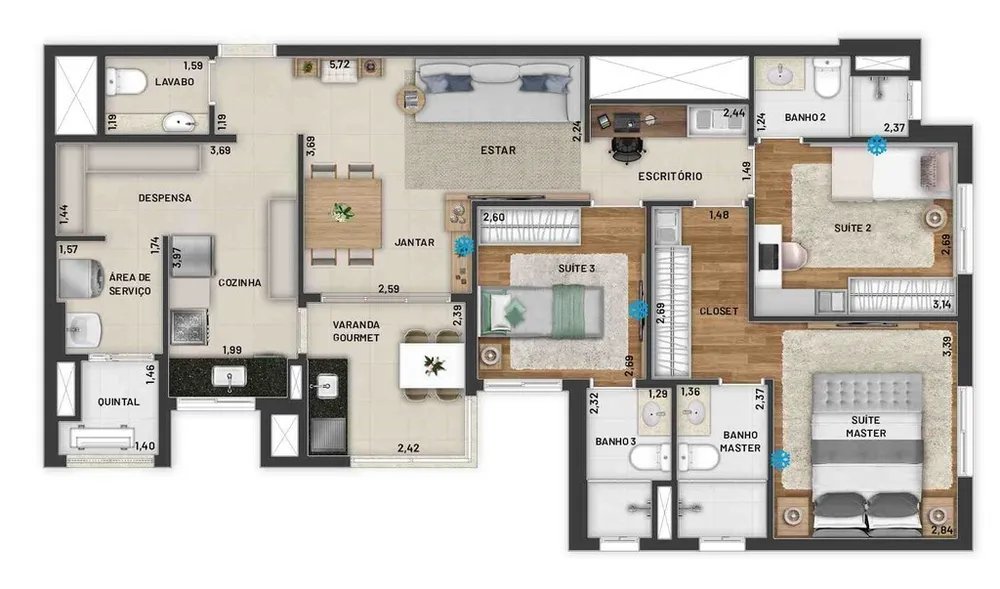 Apartamento, 2 quartos, 78 m² - Foto 20