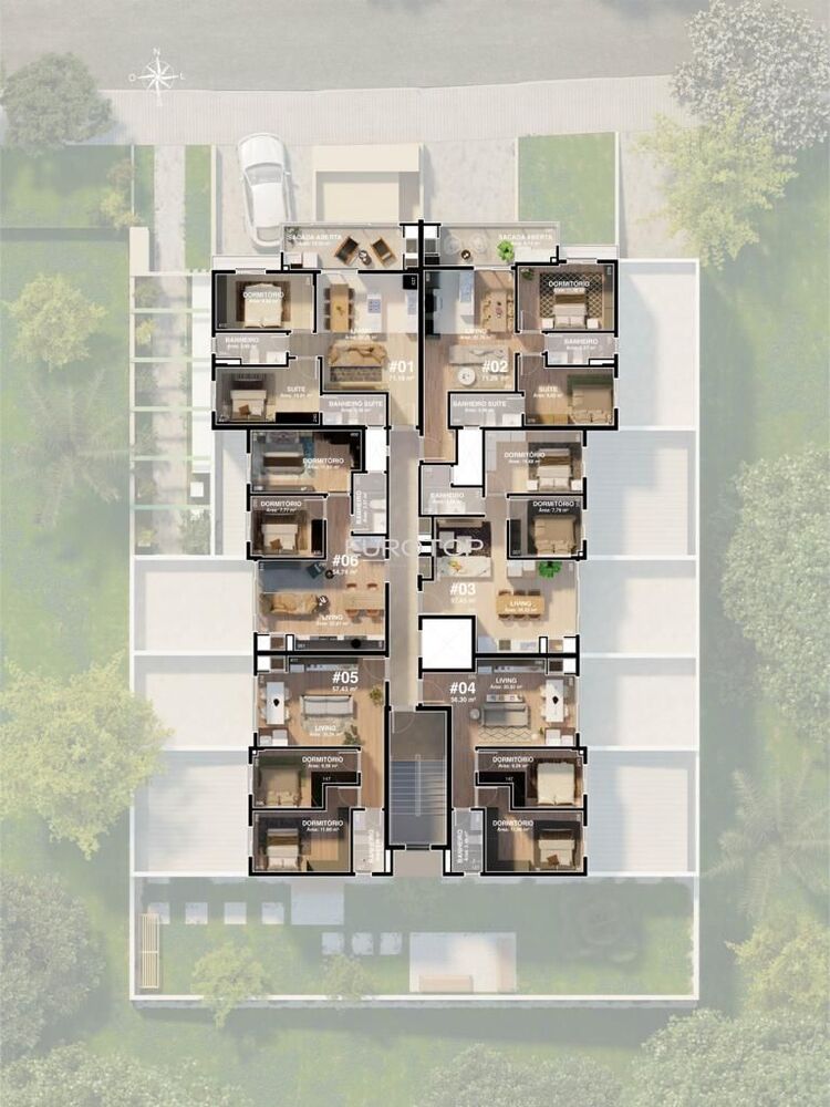 Apartamento à venda com 2 quartos, 55m² - Foto 11