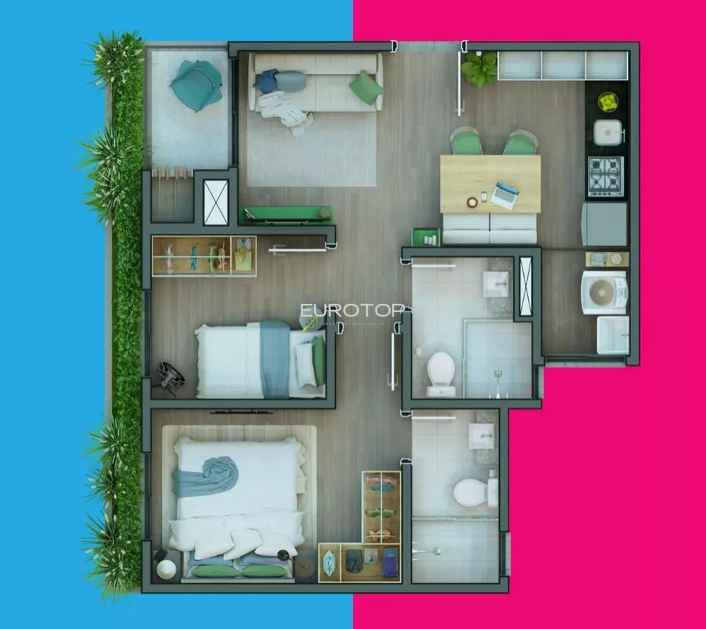 Apartamento, 2 quartos, 47 m² - Foto 9