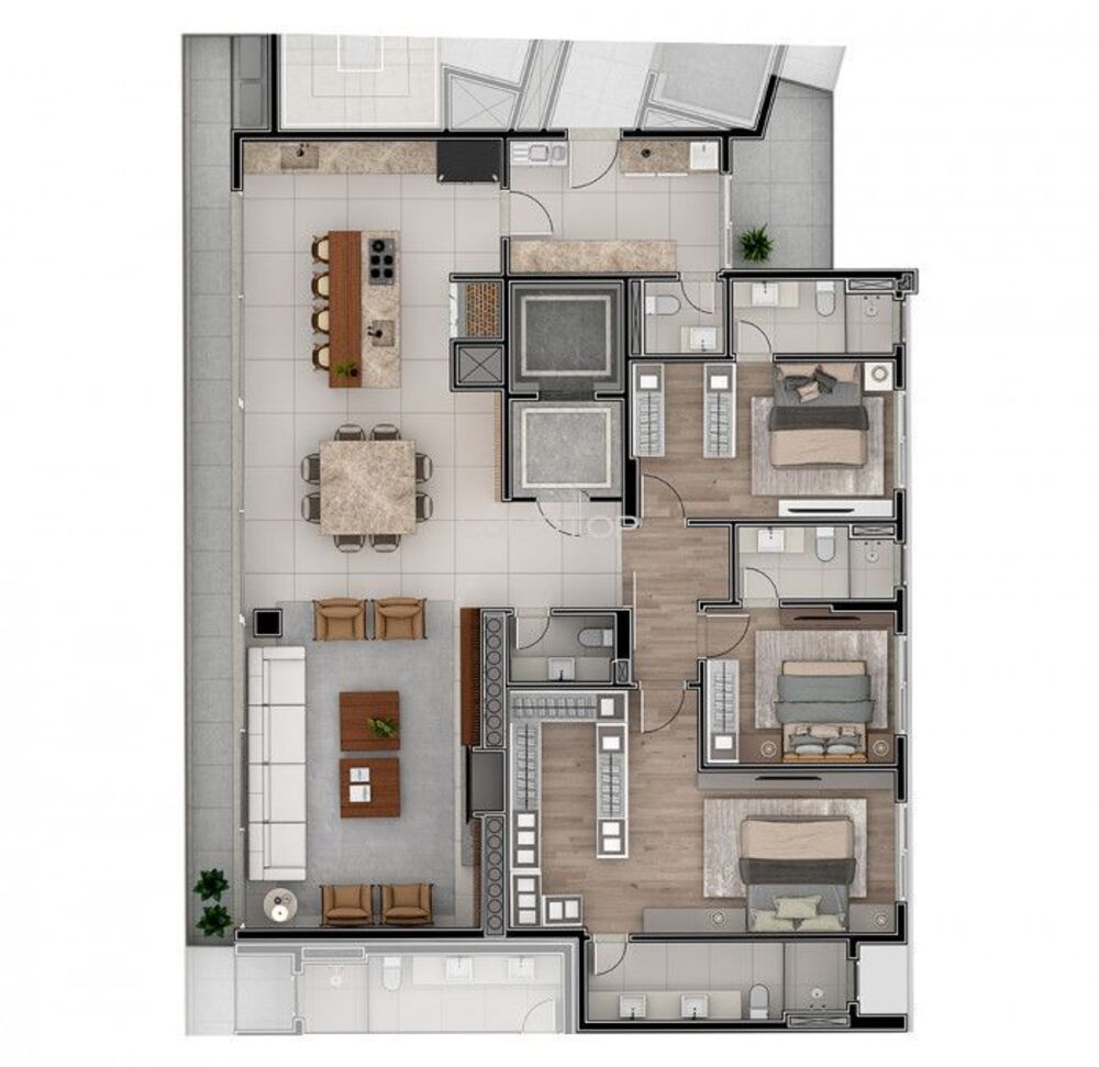 Apartamento, 3 quartos, 205 m² - Foto 24