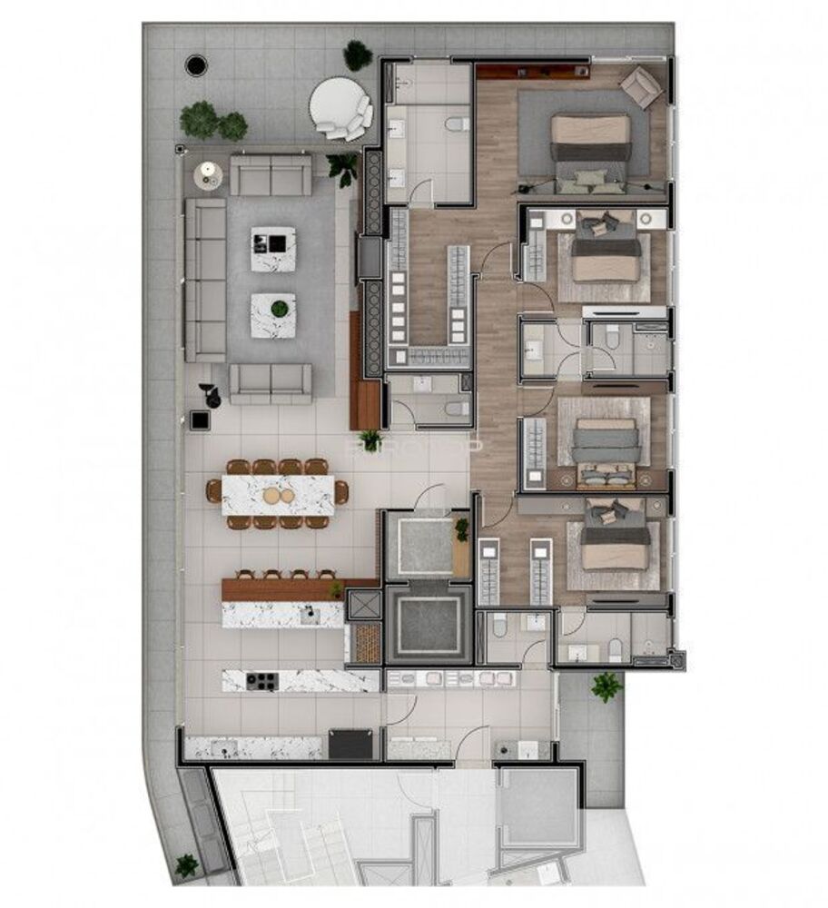 Apartamento, 3 quartos, 205 m² - Foto 26