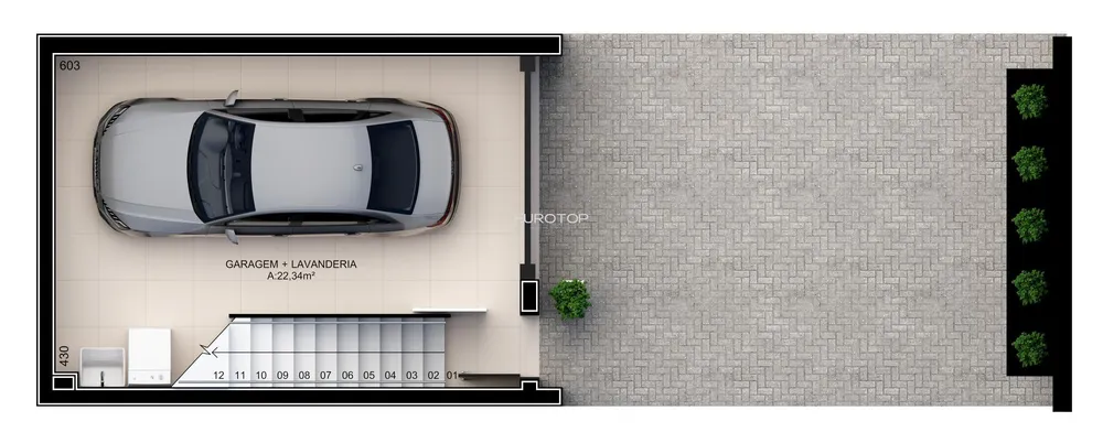 Sobrado, 2 quartos, 98 m² - Foto 2