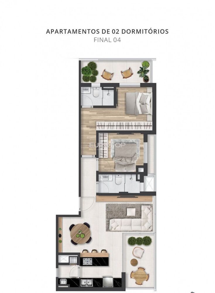 Apartamento à venda com 2 quartos, 85m² - Foto 7