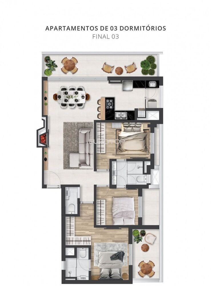 Apartamento, 3 quartos, 116 m² - Foto 7