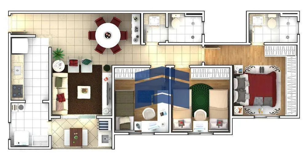 Apartamento, 3 quartos, 81 m² - Foto 9