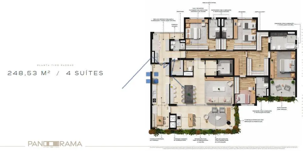 Apartamento, 4 quartos, 248 m² - Foto 12