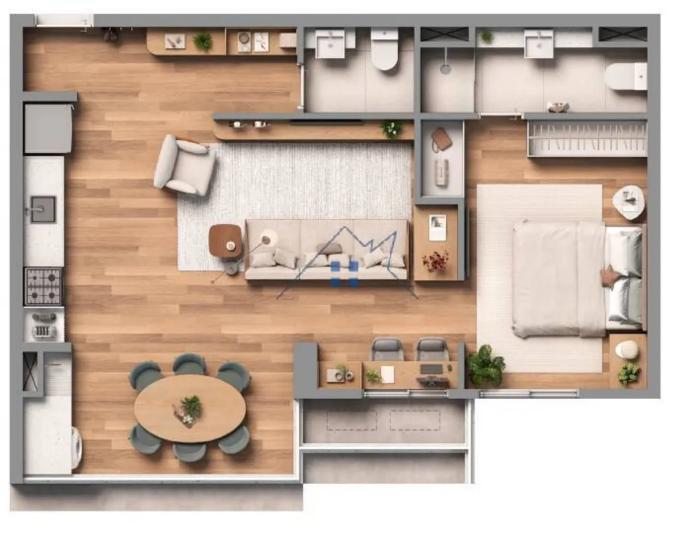 Apartamento, 2 quartos, 58 m² - Foto 15