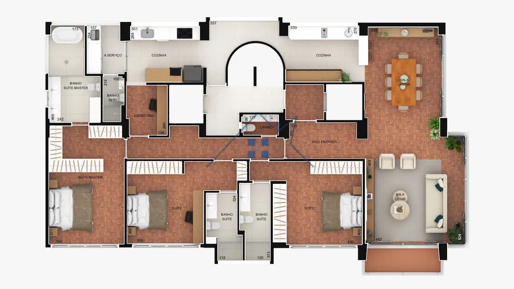 Apartamento, 3 quartos, 210 m² - Foto 4