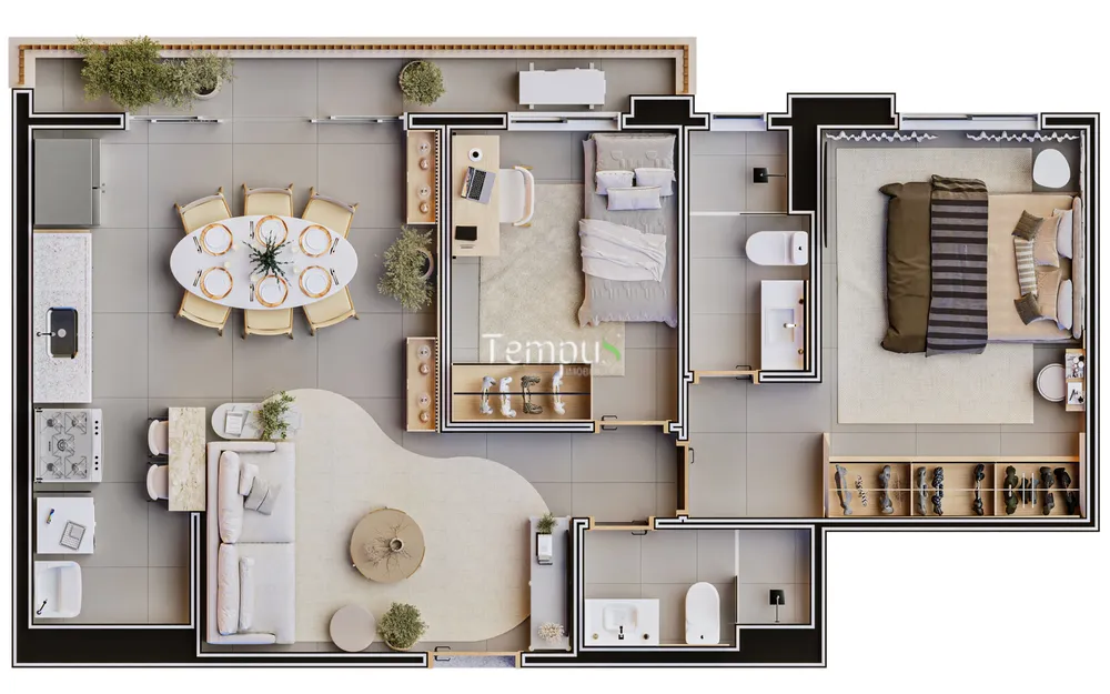 Apartamento, 2 quartos, 69 m² - Foto 8