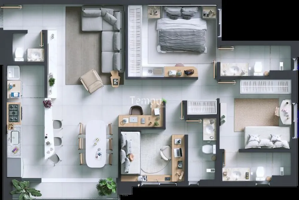Apartamento, 3 quartos, 95 m² - Foto 4