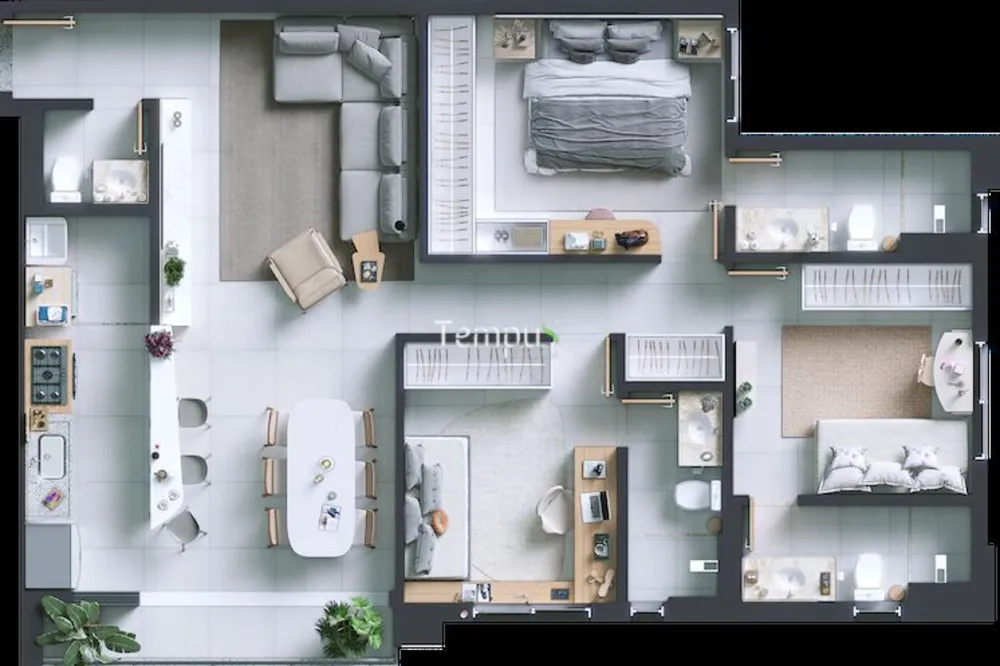 Apartamento, 3 quartos, 95 m² - Foto 3