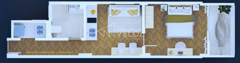 Apartamento, 1 quarto, 37 m² - Foto 4