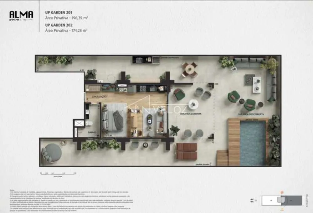 Apartamento, 1 quarto, 196 m² - Foto 9