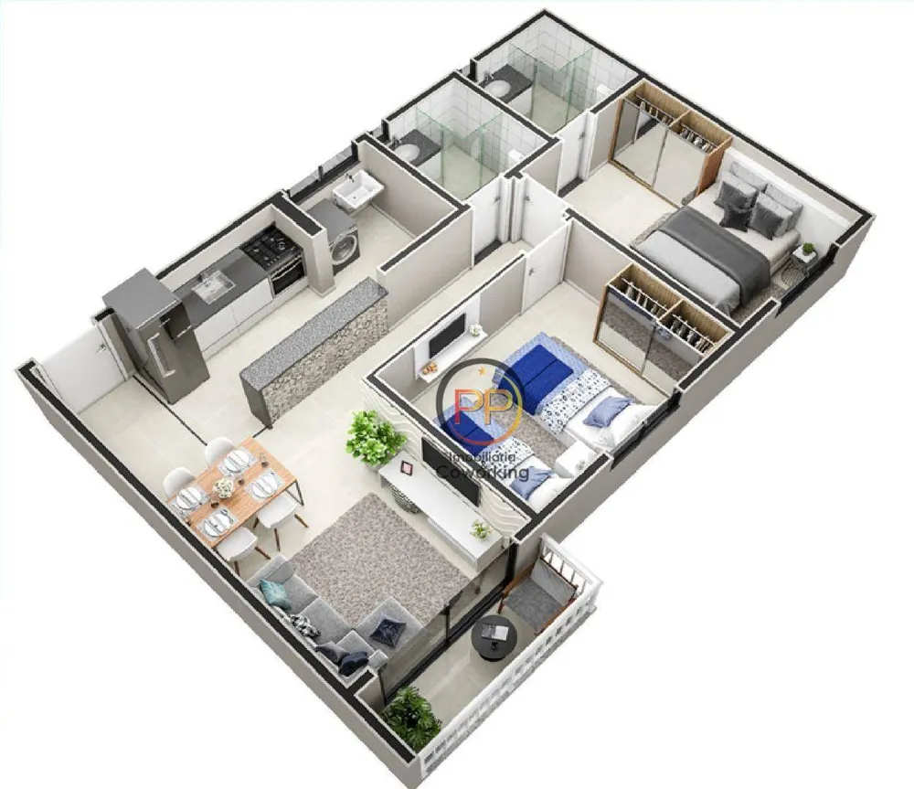 Apartamento, 2 quartos, 51 m² - Foto 4