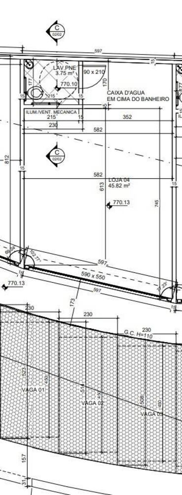Loja-Salão, 69 m² - Foto 1