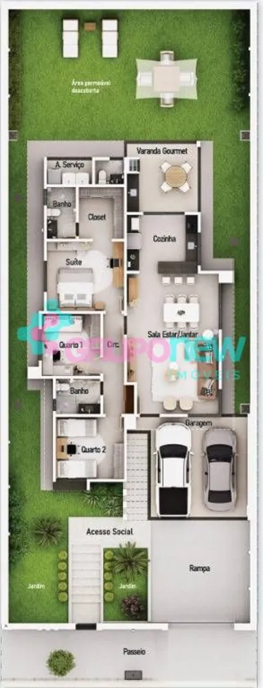 Casa de Condomínio, 3 quartos - Foto 5