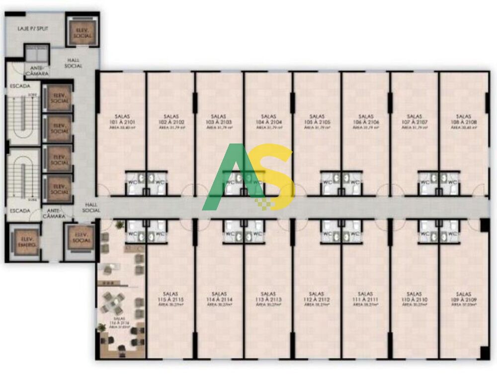 Conjunto Comercial-Sala à venda, 31m² - Foto 4