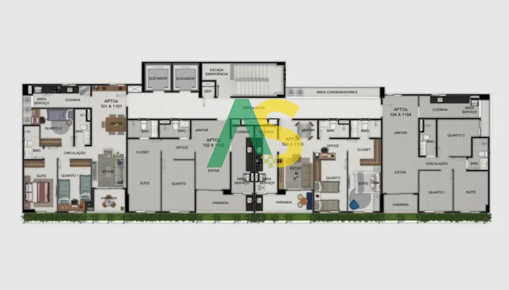 Apartamento, 1 quarto, 71 m² - Foto 8