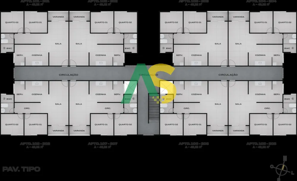 Apartamento, 2 quartos, 49 m² - Foto 19