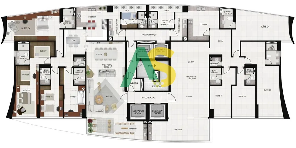 Apartamento, 4 quartos, 226 m² - Foto 15