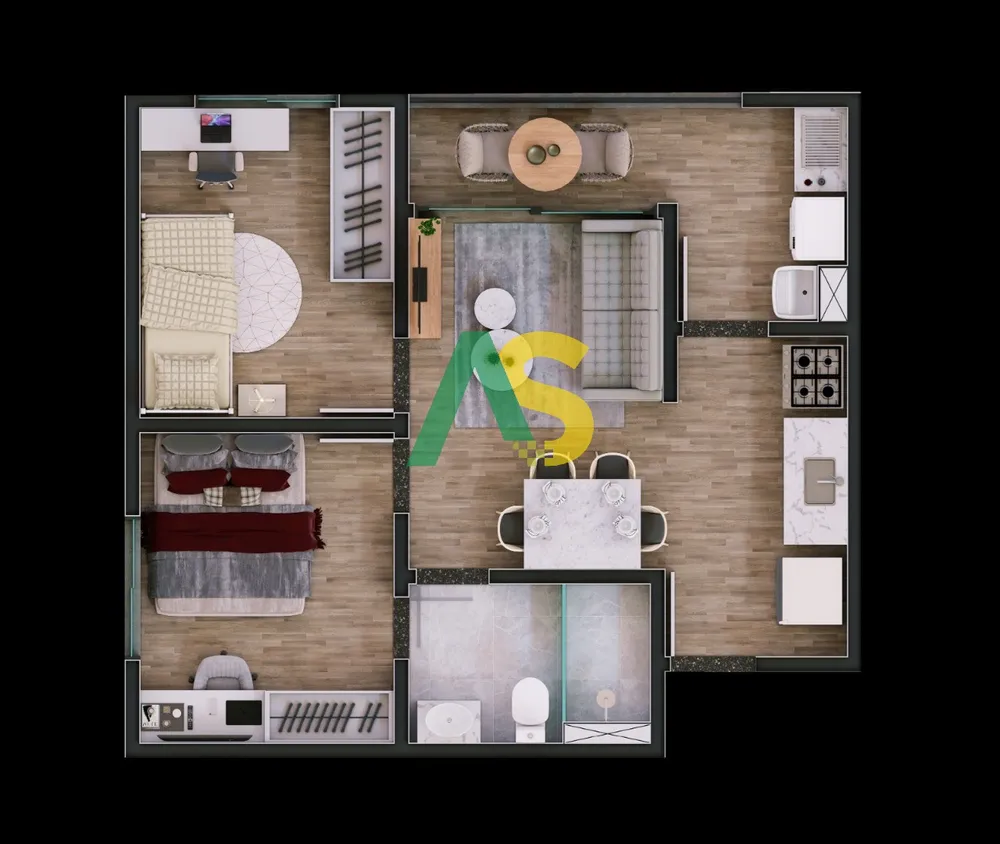 Apartamento, 2 quartos, 43 m² - Foto 17