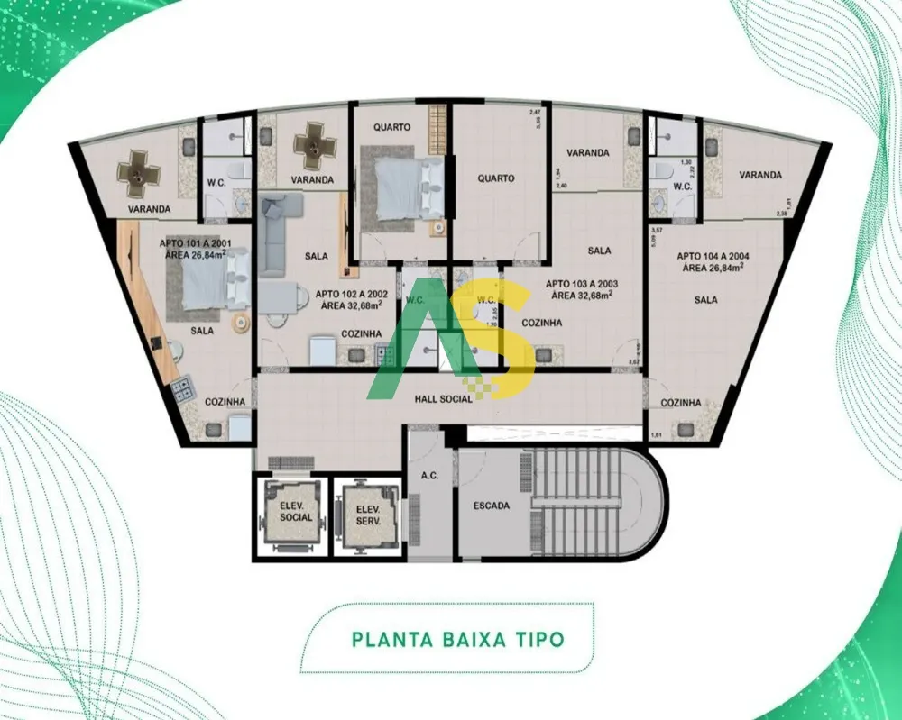 Apartamento, 1 quarto, 26 m² - Foto 11