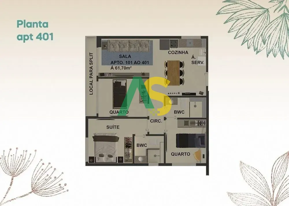 Apartamento, 1 quarto, 22 m² - Foto 11
