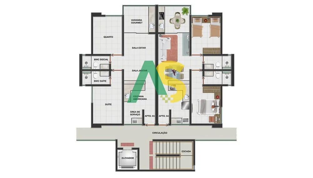 Apartamento, 2 quartos, 62 m² - Foto 9