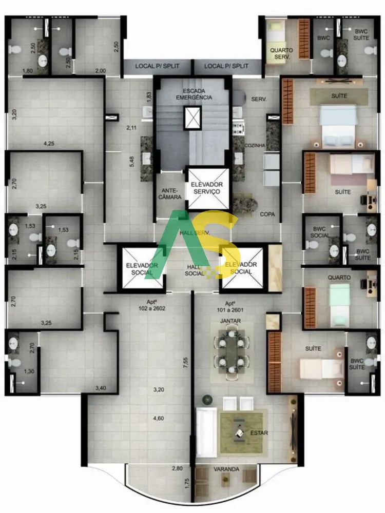 Apartamento, 4 quartos, 135 m² - Foto 7