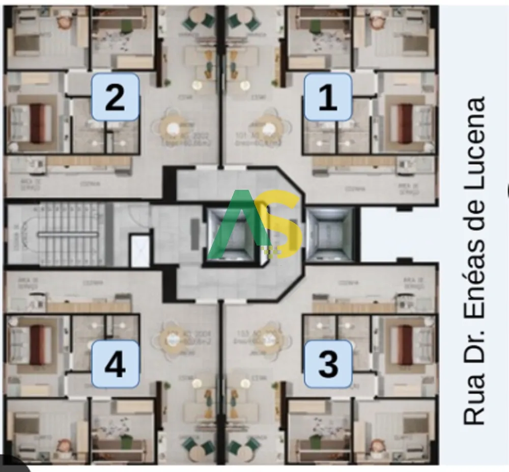 Apartamento, 3 quartos, 60 m² - Foto 6