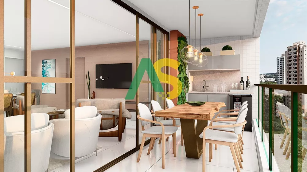 Apartamento à venda com 4 quartos, 146m² - Foto 1