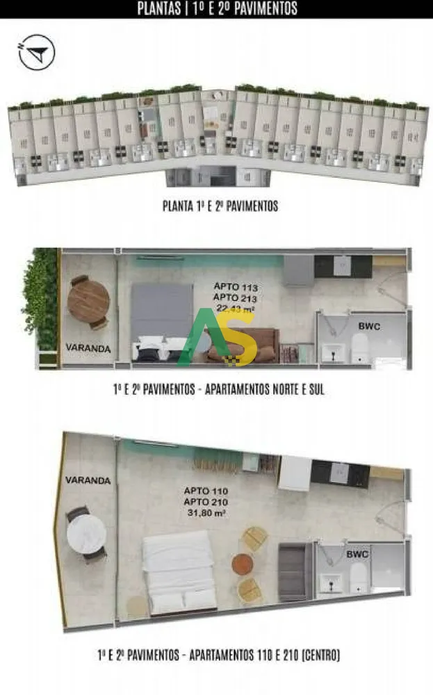 Flat/Apart Hotel, 1 quarto, 22 m² - Foto 10