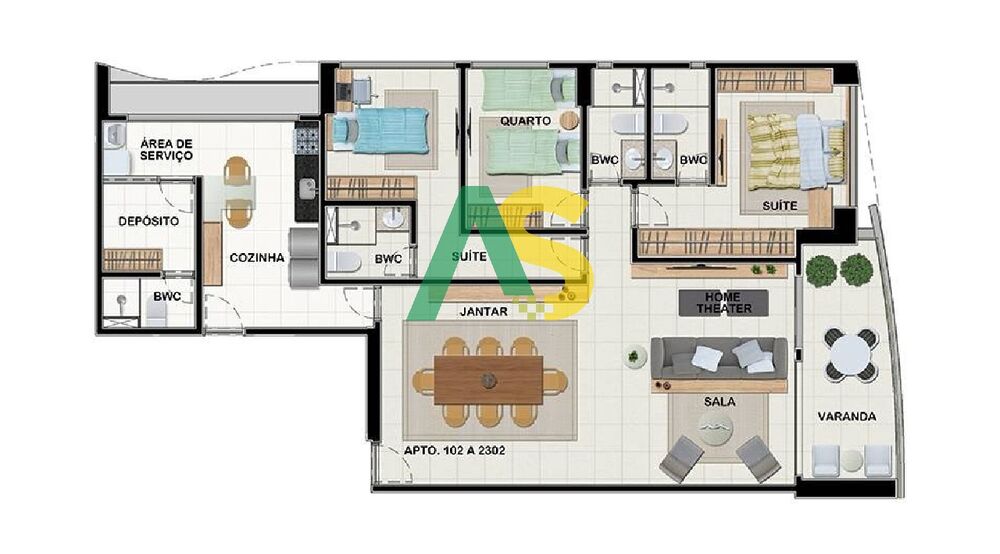 Apartamento, 3 quartos, 99 m² - Foto 13
