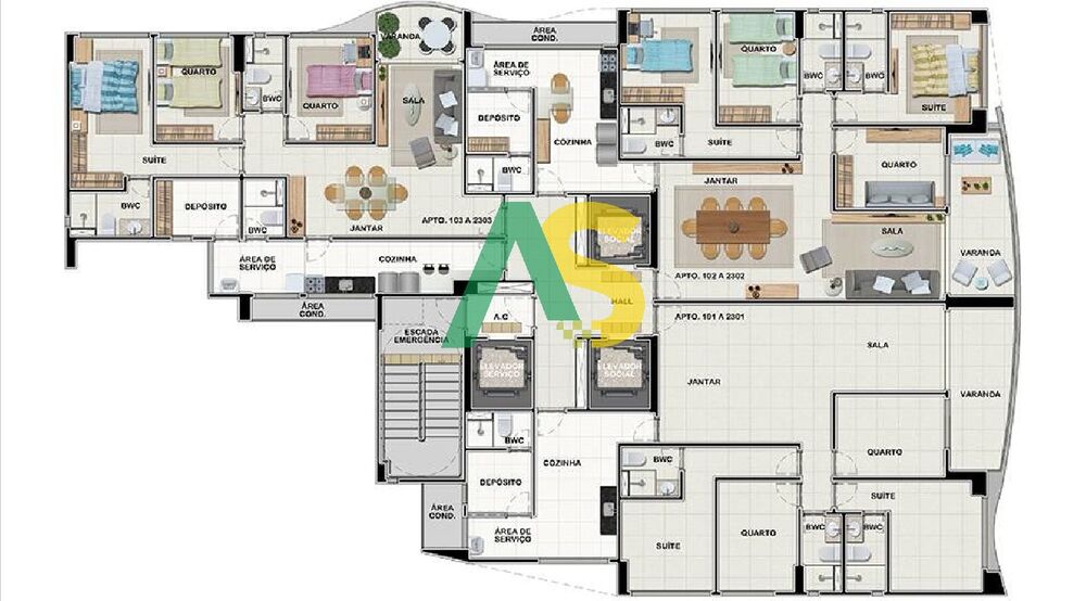 Apartamento, 3 quartos, 99 m² - Foto 12