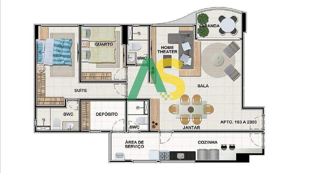 Apartamento, 3 quartos, 99 m² - Foto 11
