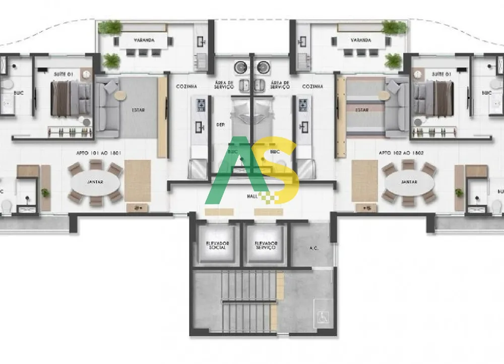 Apartamento, 3 quartos, 105 m² - Foto 16