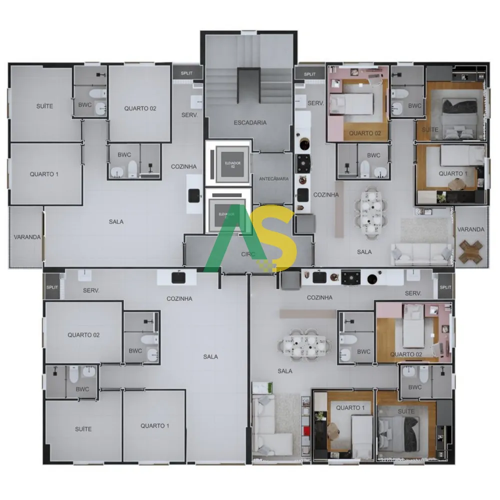 Apartamento, 3 quartos, 64 m² - Foto 10
