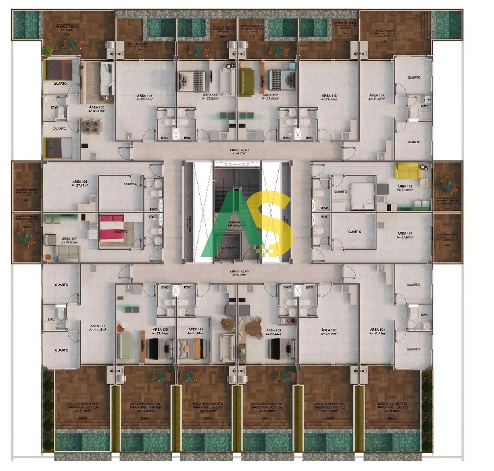 Flat/Apart Hotel, 1 quarto, 27 m² - Foto 5